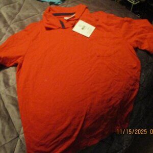 new with tags hanna Anderson boys collared shirt  two button long sleeve